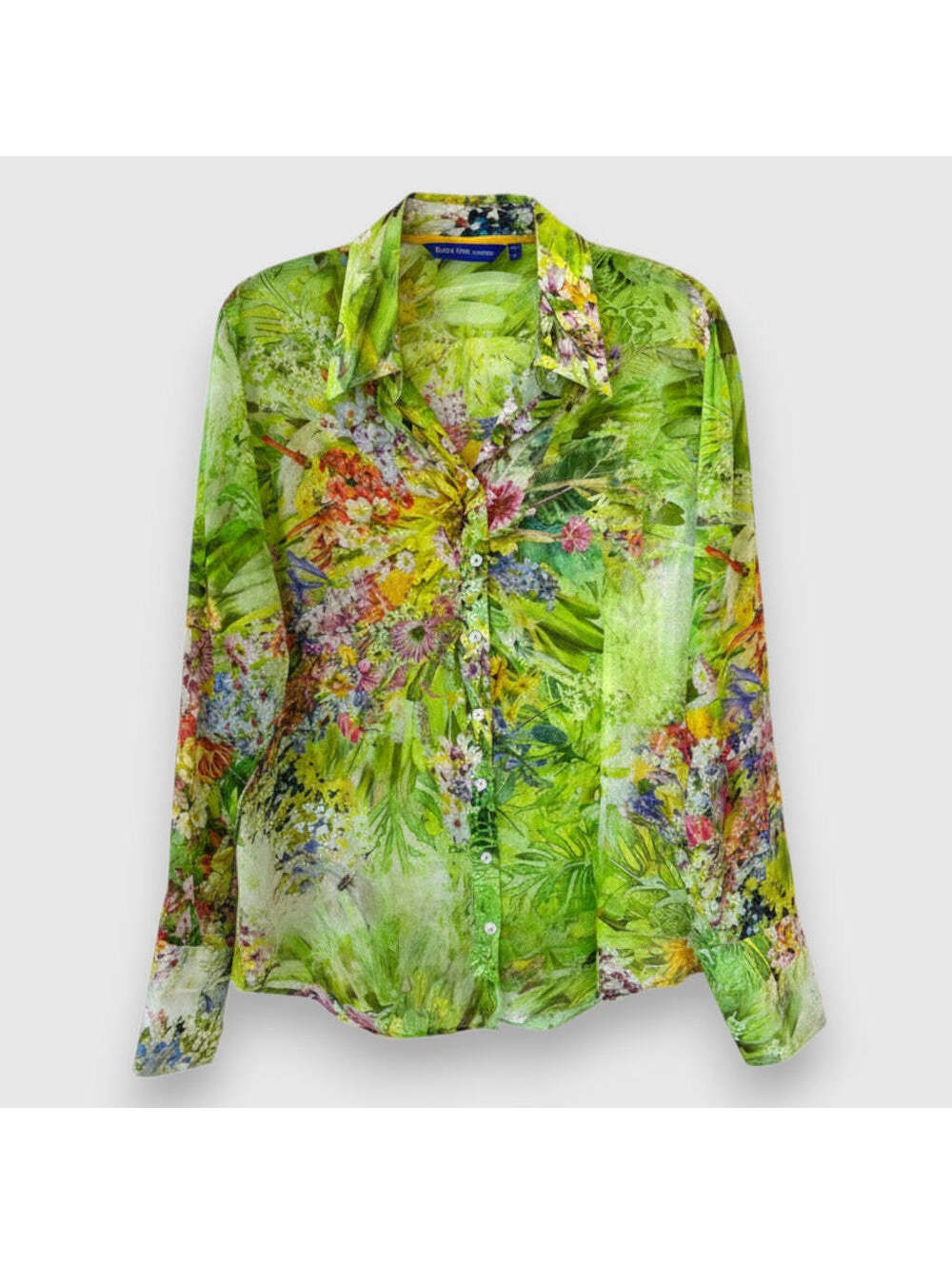 Georg Roth Los Angeles Floral Button-Up Shirt—size L